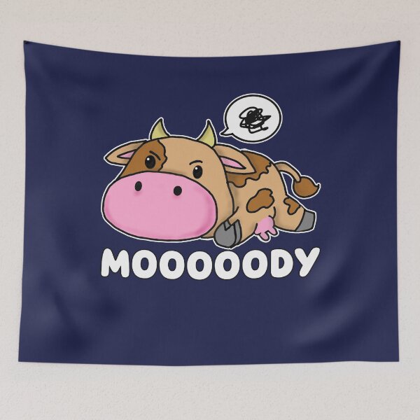 Item preview, Mooooooody: Quirky Cow-Themed Humor designed and sold by Dorky--Designs.