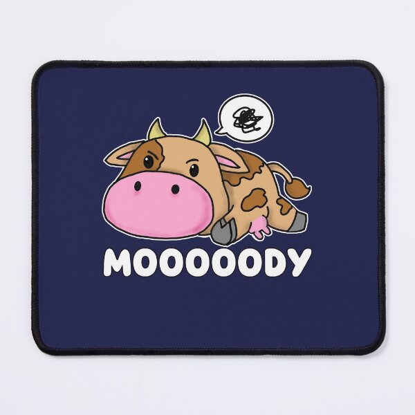 Item preview, Mooooooody: Quirky Cow-Themed Humor designed and sold by Dorky--Designs.