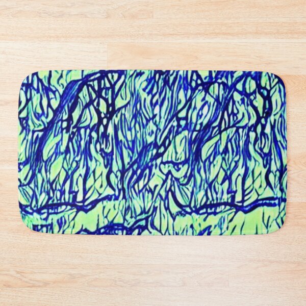 Item preview, Abstract Paint Splatter Blue and Green designed and sold by calibrit.