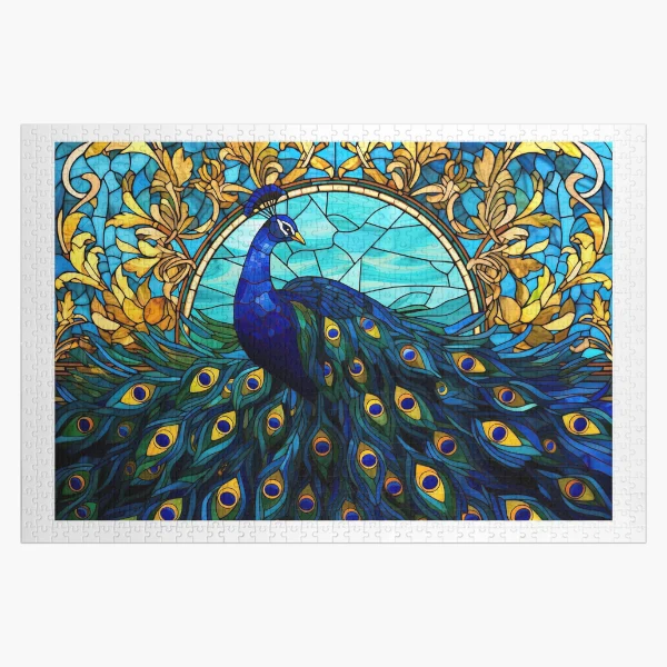 Stained Glass Peacock