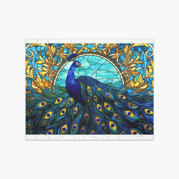 Stained Glass Peacock