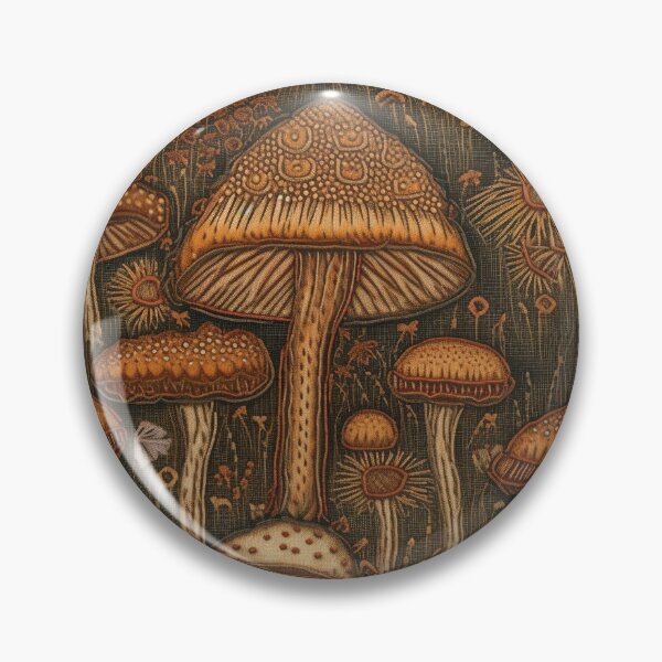Item preview, Embroidered Mushrooms designed and sold by PietyandDesire.