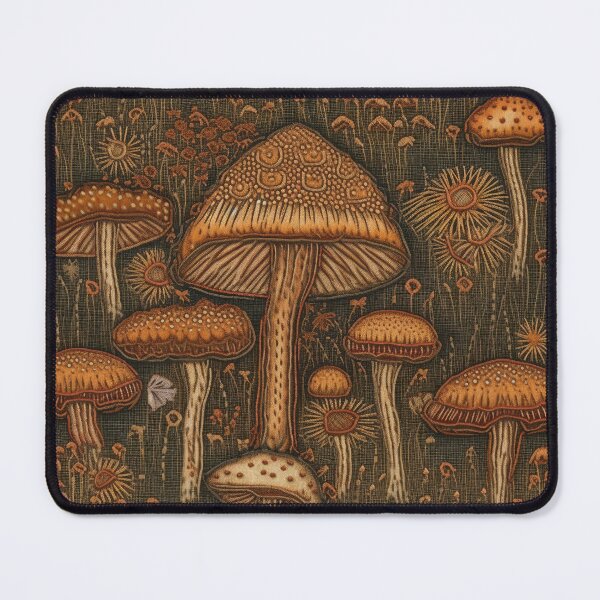 Item preview, Embroidered Mushrooms designed and sold by PietyandDesire.