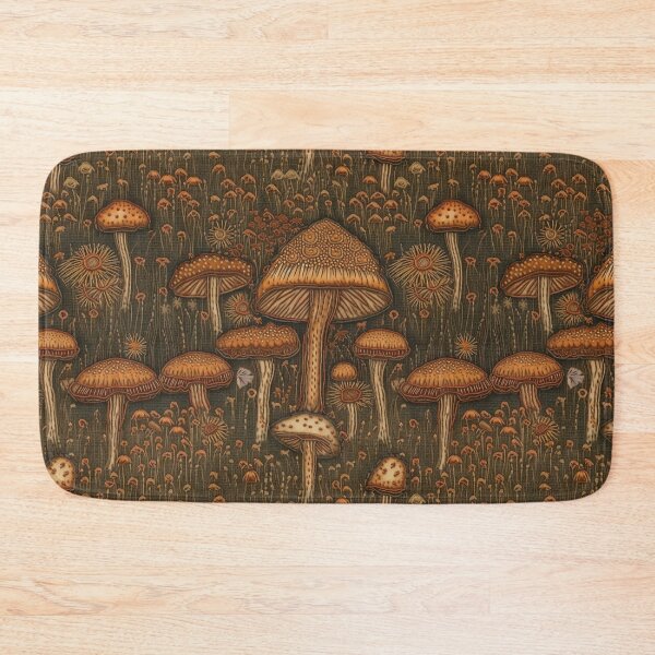 Item preview, Embroidered Mushrooms designed and sold by PietyandDesire.