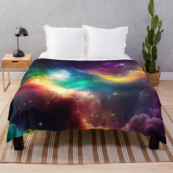 Artikelvorschau, Bunter Weltraumnebel, himmlische kosmische Sterne, Galaxie entworfen und verkauft von SpookshowDesign.