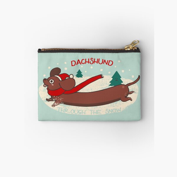 Item preview, Dachshund through the snow designed and sold by Huebucket.