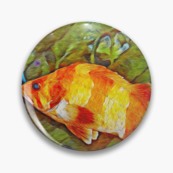 Artikelvorschau, STRIPED GOLDEN FISH entworfen und verkauft von ArtbyRolleen.