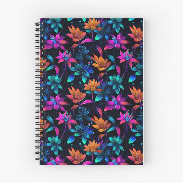Item preview, Neon Floral Pattern designed and sold by AETHERART.