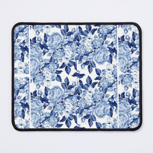Item preview, Blue and white floral pattern designed and sold by Nathanfulks551.