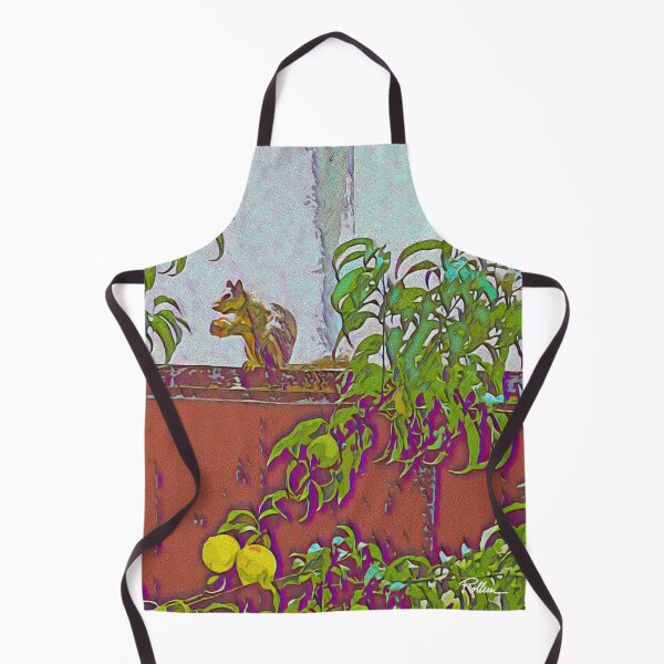 Item preview, SQUIRREL ABOVE THE LEMON TREE designed and sold by ArtbyRolleen.