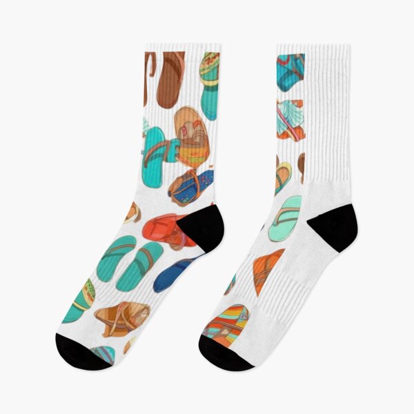 Item preview, Sandals Pattern Cute Beach designed and sold by Buyfastcart.
