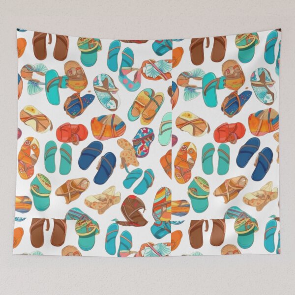 Item preview, Sandals Pattern Cute Beach designed and sold by Buyfastcart.