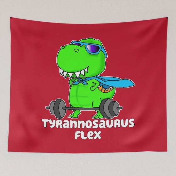 Item preview, Prehistoric Powerlift: The Tyrannosaurus Flex Gym Extravaganza designed and sold by Dorky--Designs.