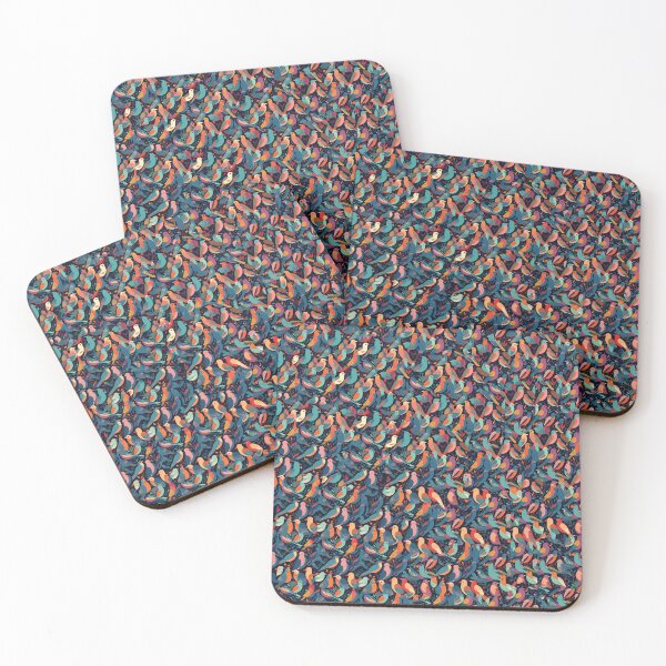 Item preview, Vibrant Wings: A Kaleidoscope of Colorful Birds in Harmonious Repetition designed and sold by dorzaart.