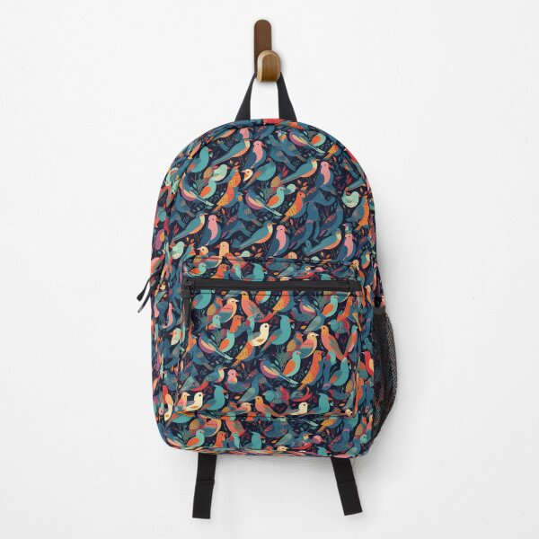 Item preview, Vibrant Wings: A Kaleidoscope of Colorful Birds in Harmonious Repetition designed and sold by dorzaart.