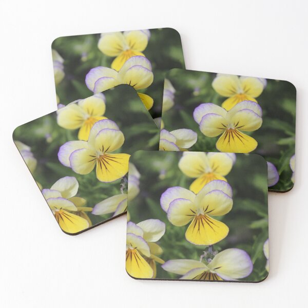 Item preview, yellow violas designed and sold by ELMbytheriver.