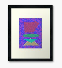 Piled Stones Framed Print