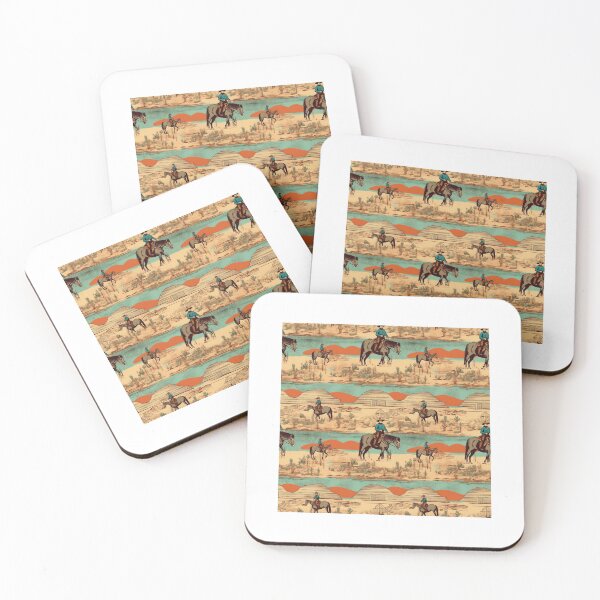 Item preview, Cowboy Wild West Pattern designed and sold by ArtMeetsPizza.
