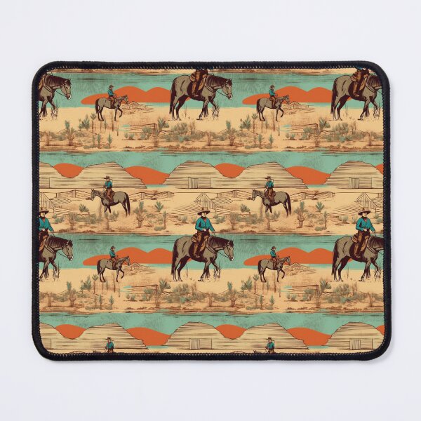 Item preview, Cowboy Wild West Pattern designed and sold by ArtMeetsPizza.