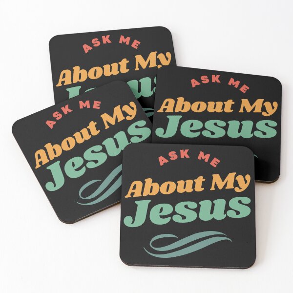 Item preview, Ask Me About My Jesus Color Letter designed and sold by GFamilyC.