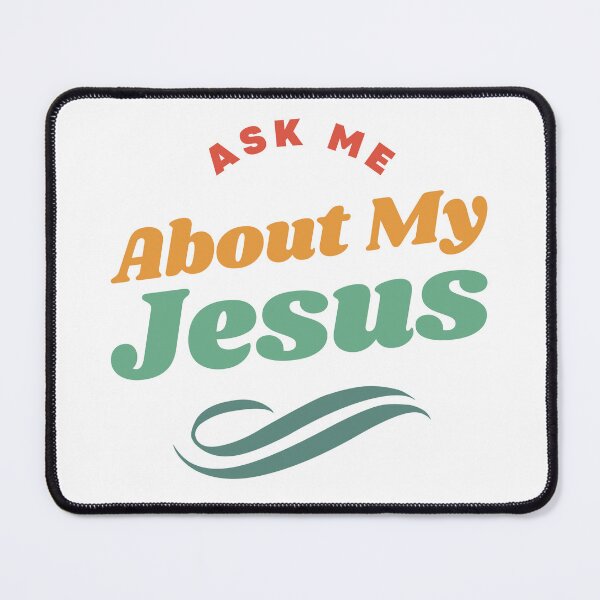 Item preview, Ask Me About My Jesus Color Letter designed and sold by GFamilyC.