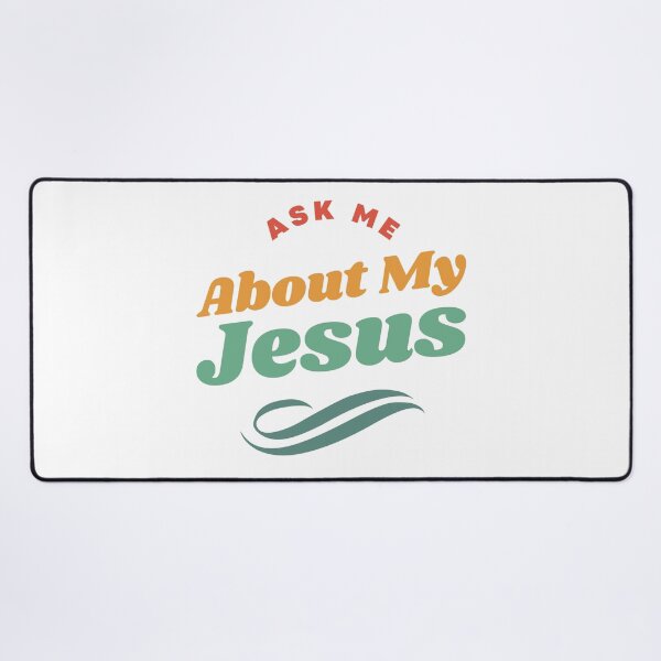 Item preview, Ask Me About My Jesus Color Letter designed and sold by GFamilyC.