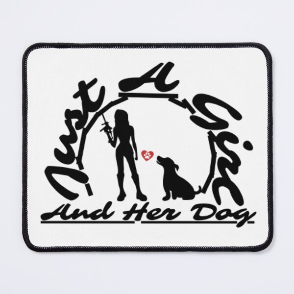 Item preview, Just A Girl And Her Dog quote - Animals designed and sold by AnimalWorldArtt.