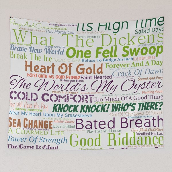 Item preview, Shakespeare Phrases designed and sold by Montage-Madness.