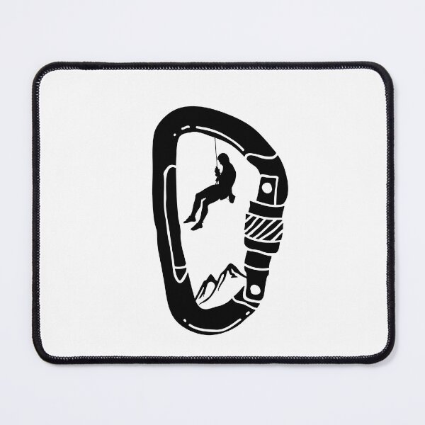 Item preview, Climbing Carabiner Repelling Mountains designed and sold by TheMiniMeg.