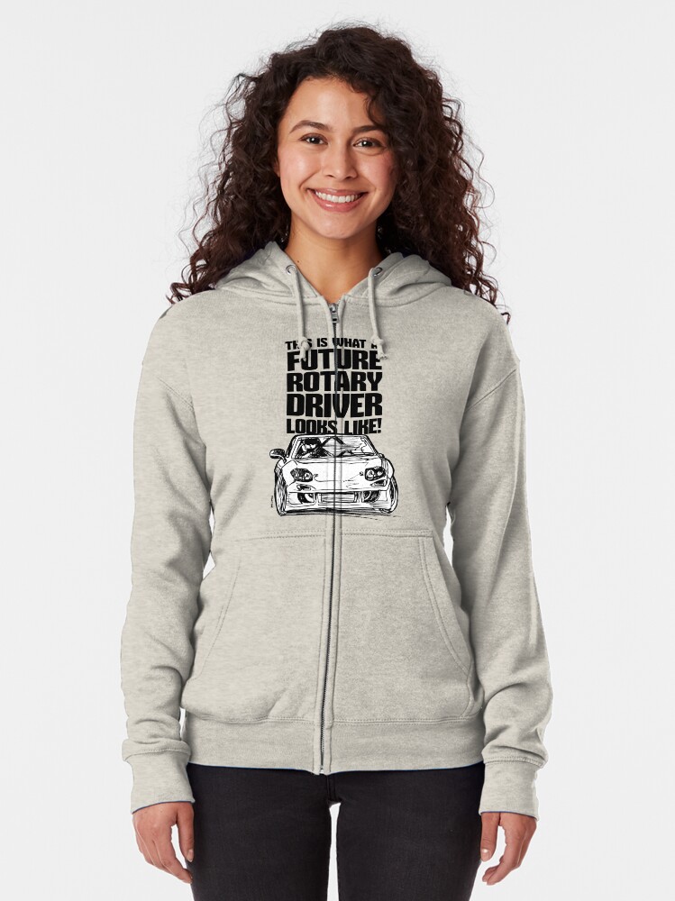 Alternate view of future rotary Zipped Hoodie