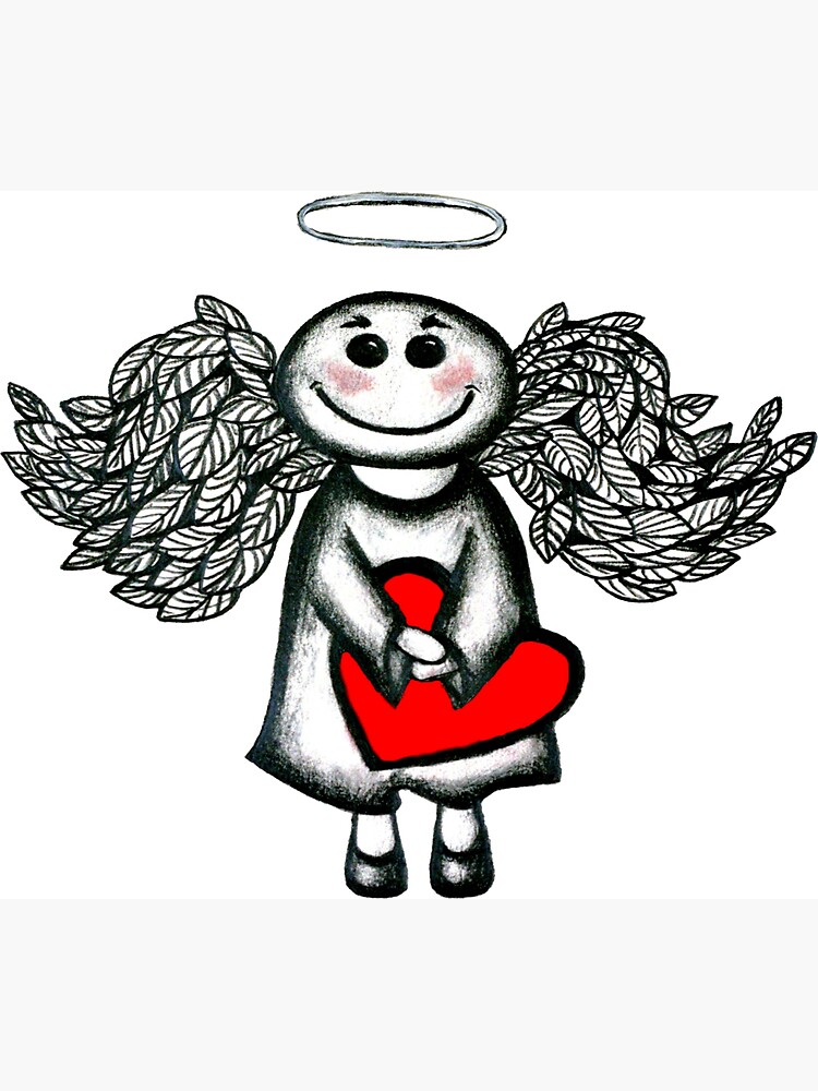 Angel - Heart - Magnets – KarolsKreation