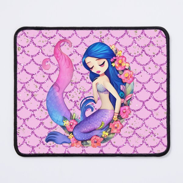 Item preview, Beautiful Mermaid Floral Sea Maiden designed and sold by purplesensation.