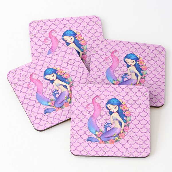 Item preview, Beautiful Mermaid Floral Sea Maiden designed and sold by purplesensation.