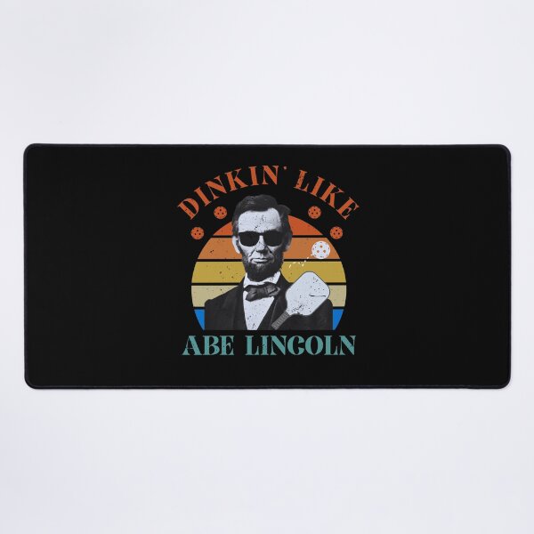Item preview, Distressed Vintage Sunset Dinkin' Like Abe Lincoln Funny Pickleball Pun  designed and sold by MacAndMoose.