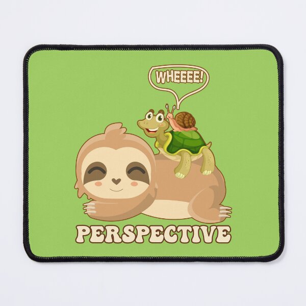 Item preview, Wheeee! It's All Perspective a Funny Sloth Stack with Turtle and Snail designed and sold by JoyOfHopeStore.