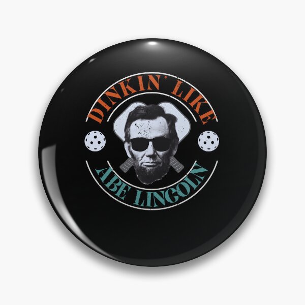 Item preview, Distressed Vintage Dinkin' Like Abe Lincoln Funny Pickleball Pun  designed and sold by MacAndMoose.