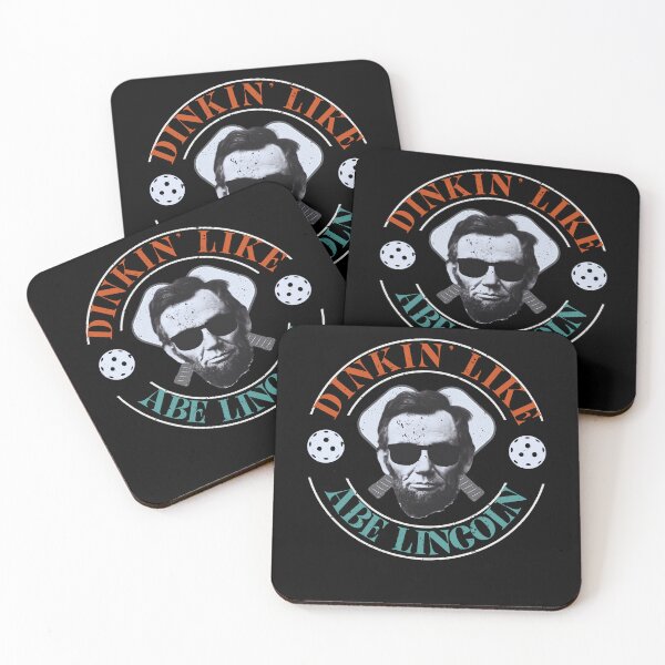 Item preview, Distressed Vintage Dinkin' Like Abe Lincoln Funny Pickleball Pun  designed and sold by MacAndMoose.
