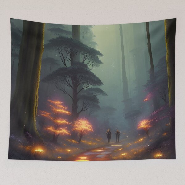 Item preview, Serene Forest Path at Dawn designed and sold by Erika V..