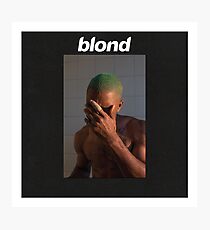Frank Ocean Blond (Black) Photographic Print