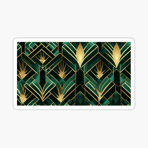 Item preview, Art Deco Elegance: Gold and Emerald designed and sold by Nicolas Matt.