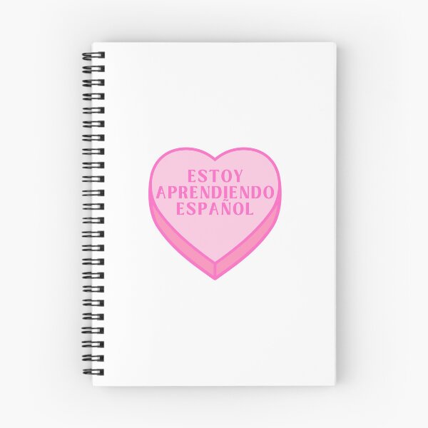Item preview, Estoy Aprendiendo Español (I'm Learning Spanish) Conversation Heart designed and sold by ElemInTheMitten.