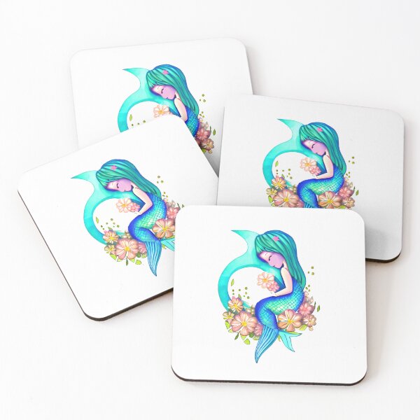 Item preview, Teal Mermaid Undersea designed and sold by purplesensation.