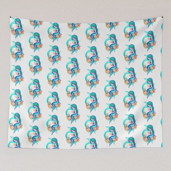 Item preview, Teal Mermaid Undersea designed and sold by purplesensation.