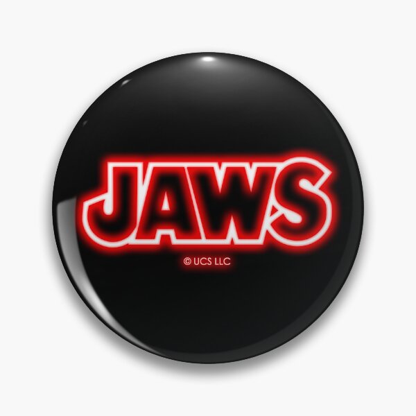 Item preview, Jaws, Jaws movie, neon, glow designed and sold by 4gottenlore.