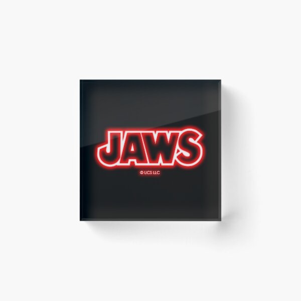 Item preview, Jaws, Jaws movie, neon, glow designed and sold by 4gottenlore.