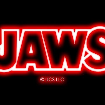 Vorschaubild zum Design Jaws, Jaws movie, neon, glow von 4gottenlore
