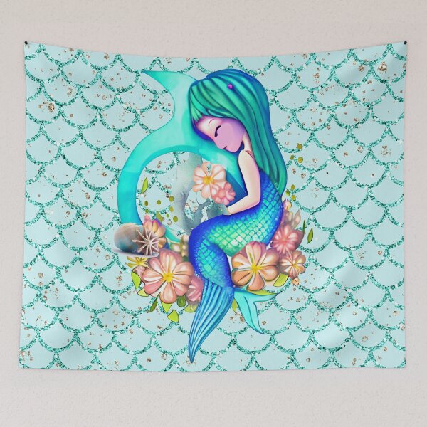 Item preview, Copy of Teal Mermaid Undersea Sea Maiden designed and sold by purplesensation.