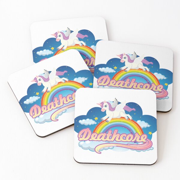 Item preview, Deathcore Rainbow Unicorn  designed and sold by OrphaMayer.