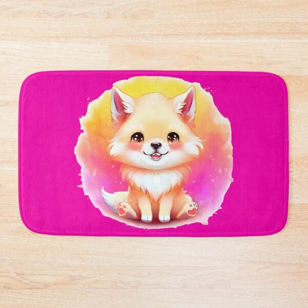 Item preview, Super cute baby fox on colorful background designed and sold by ArtandSmile.