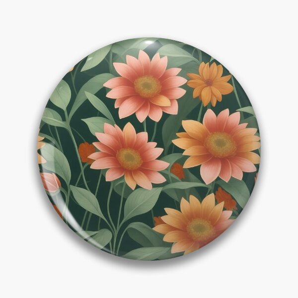 Item preview, old painting flower pattern designed and sold by HarshBrown.
